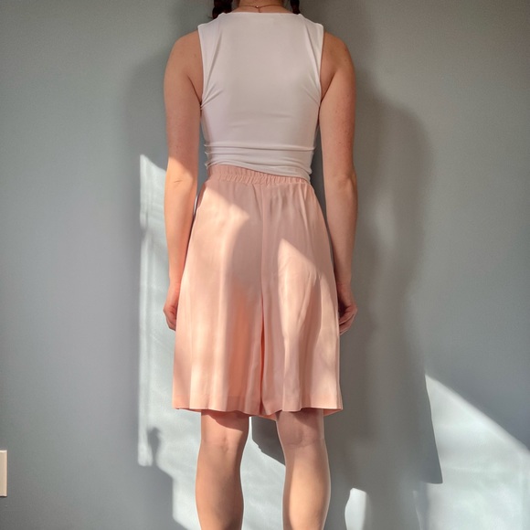 Vintage 80s Pink Shorts, 1980s Bermuda Shorts - Picture 8 of 9